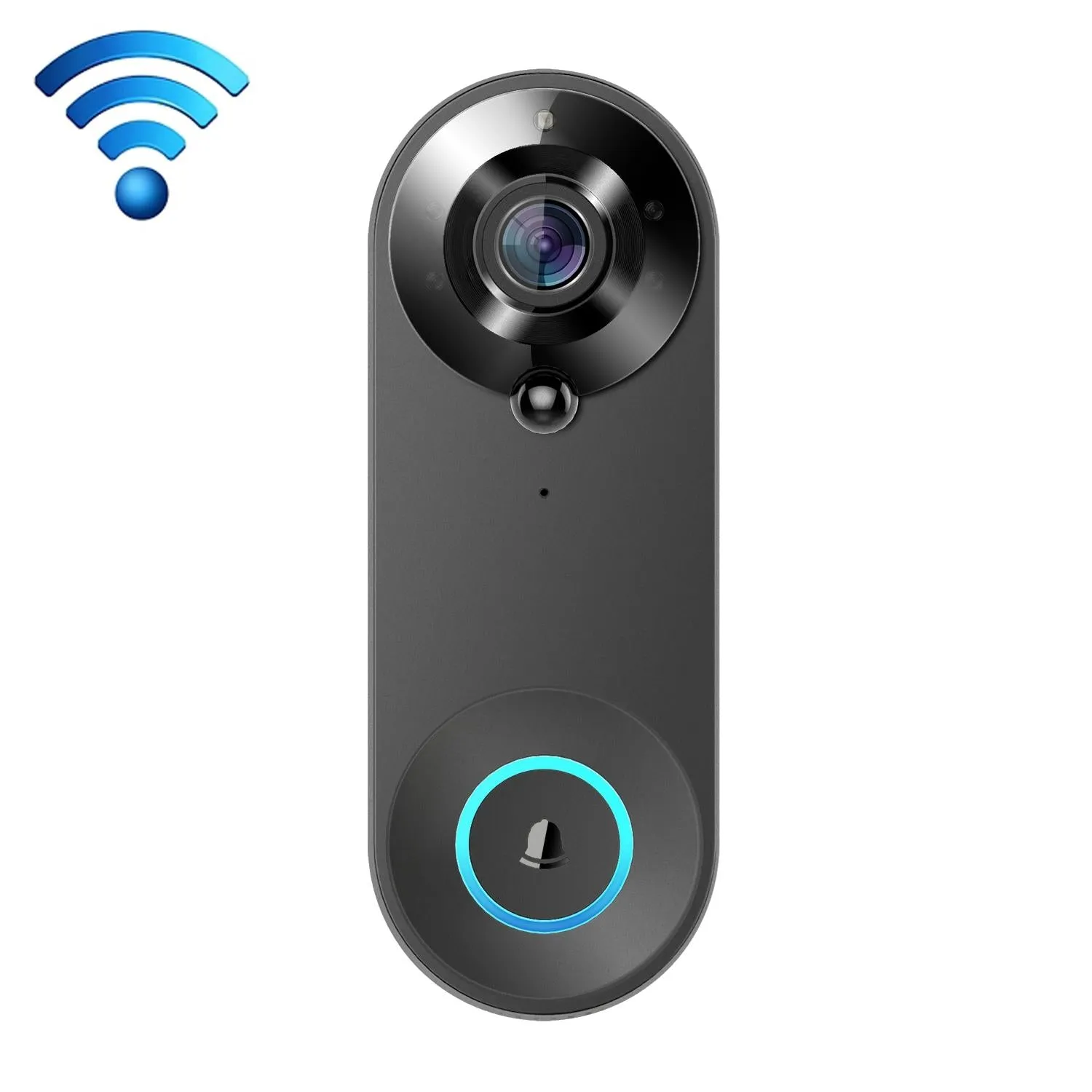 1080P Smart Doorbell with 150 Degree Wide Angle | White