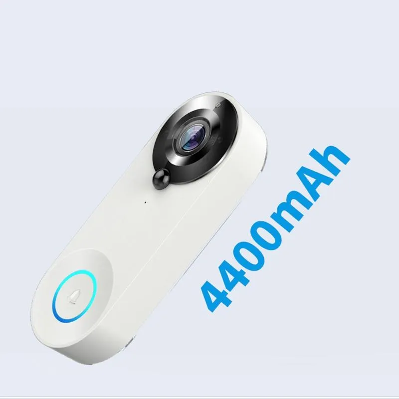 1080P Smart Doorbell with 150 Degree Wide Angle | White