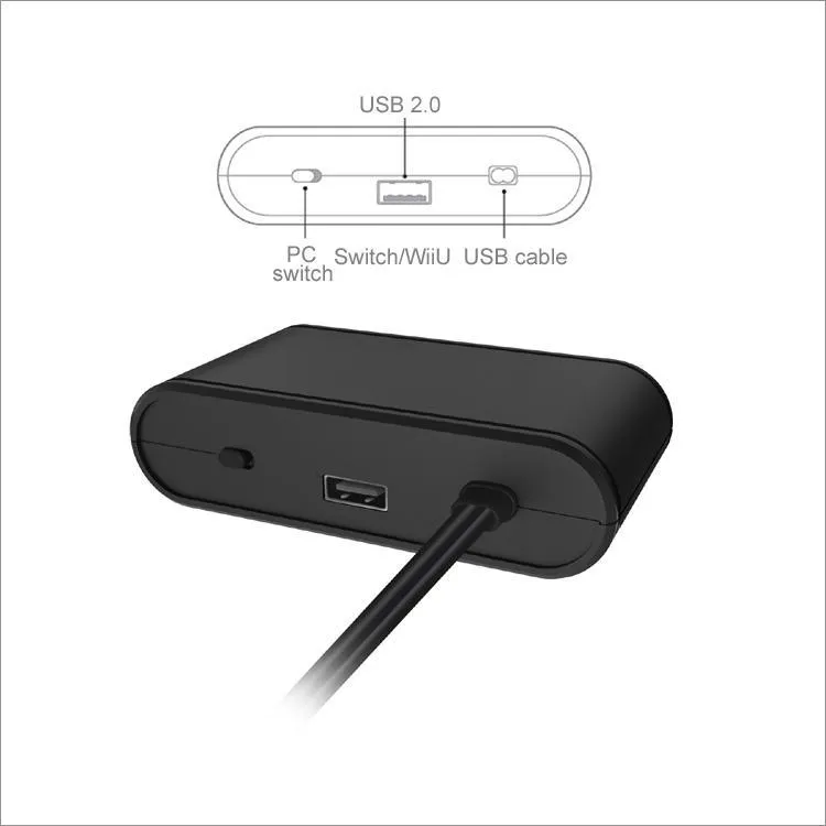 3 In 1 GC Controller Adapter For Nintendo Switch TNS-1894