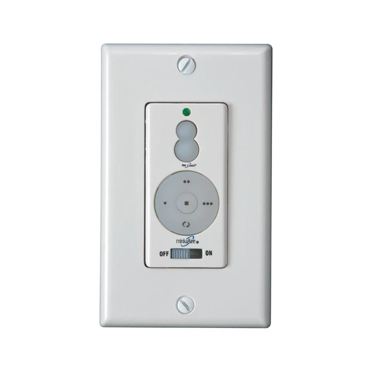 3-Speed AC Ceiling Fan and Light Wall Control with Reverse