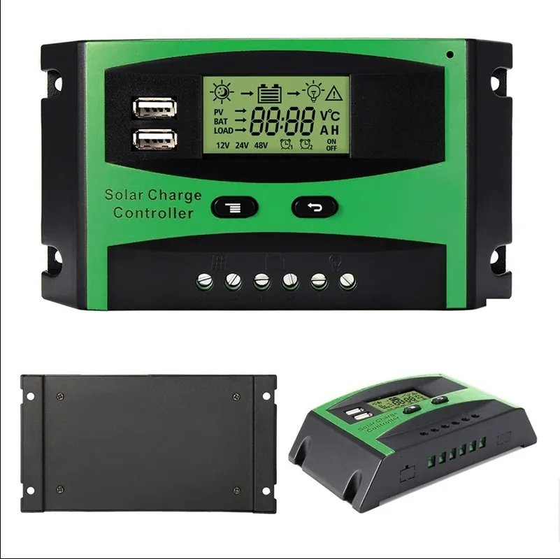 30A Lcd Solar Panel Battery Regulator For Solar Off-Grid System