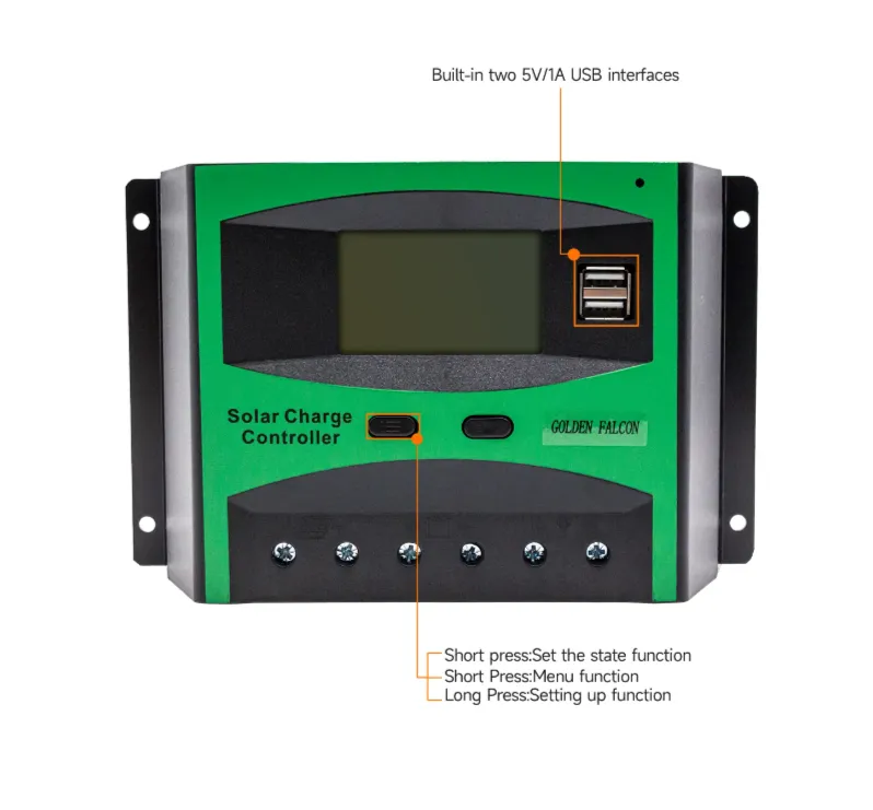 30A Lcd Solar Panel Battery Regulator For Solar Off-Grid System