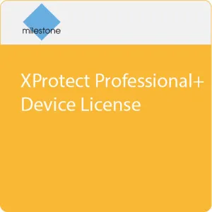 4 Milestone XProtect Professional  Device License XPPPLUSDL