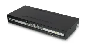 4-Port Single View DisplayPort Secure KVM Switch w/Audio and CAC support