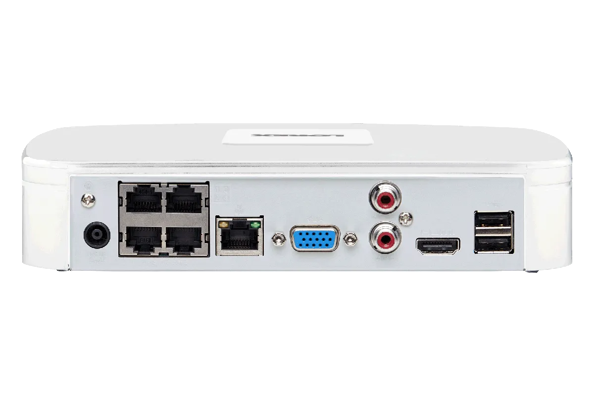 4K ULTRA HD NVR with 4 Channels and Lorex Cloud