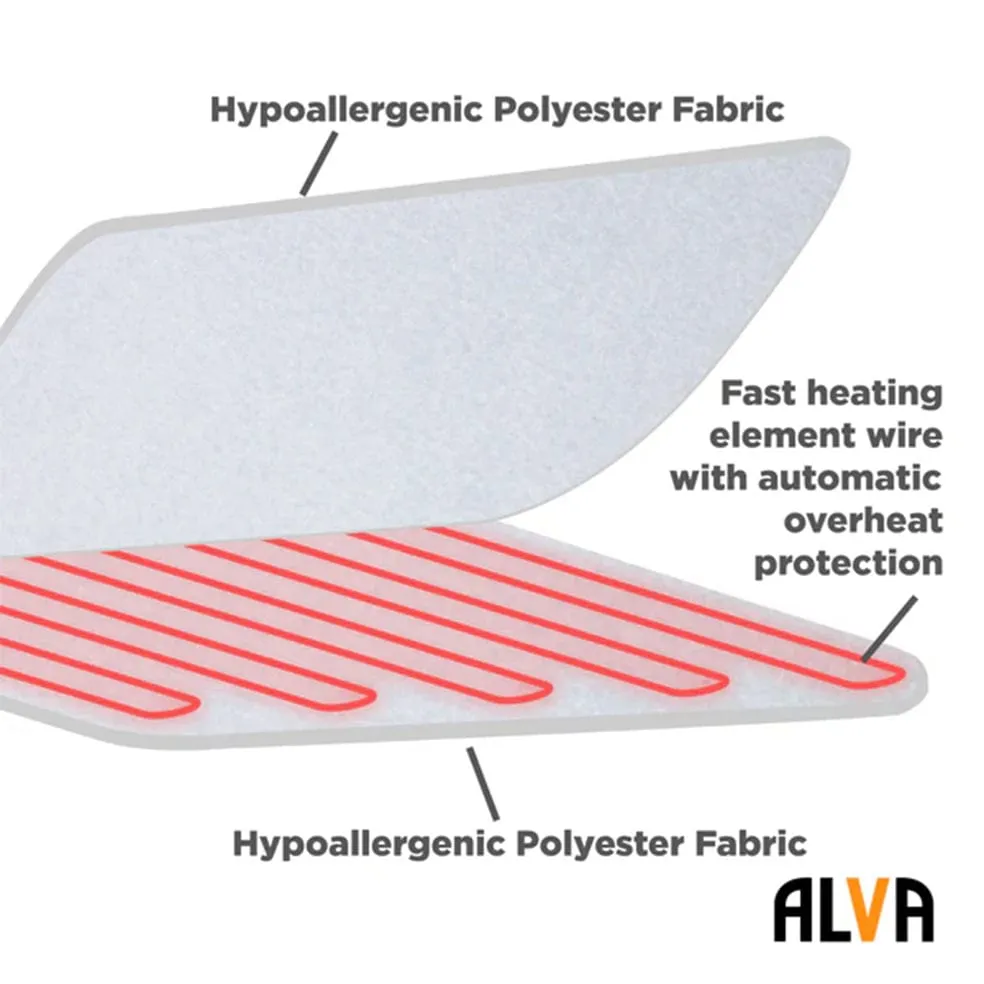 ALVA Double Tie-Down Electric Blanket