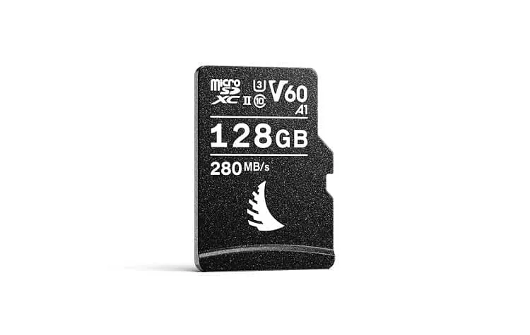 Angelbird AV PRO 128GB microSDXC UHS-II 280MB/s Memory Card with SD Adapter - V60
