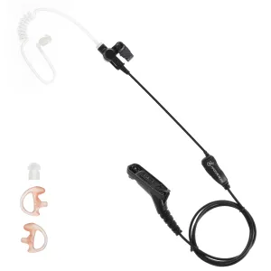 APX 6000 XPR 7550e Earpiece with Mic - Compatible for Motorola Radios APX 7000 4000 APX6000 APX 8000 XPR 7580e 7380e XPR 7550 7350e - Surveillance Headset by HAOSHENGDA Radio Earpiece