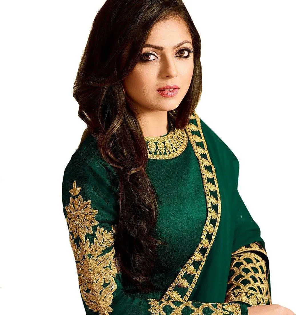 Bangalori Silk Semi Stitch Suit