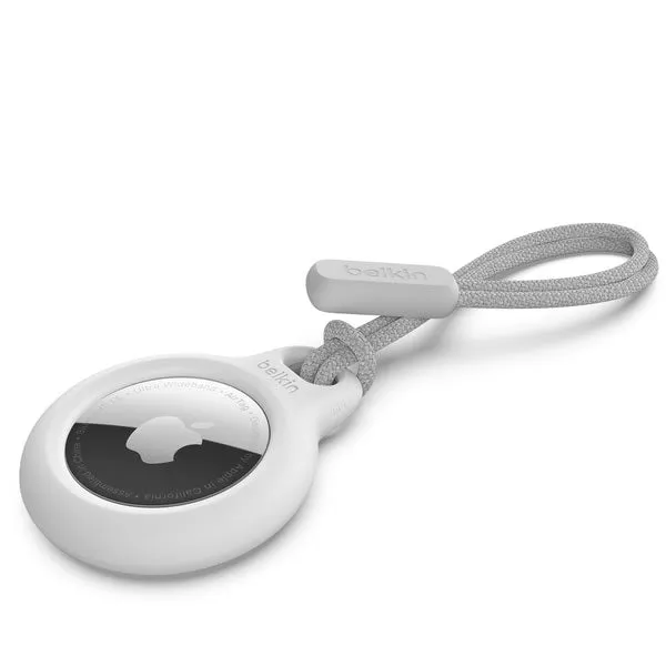 BELKIN Secure Holder with Strap for AirTag - White