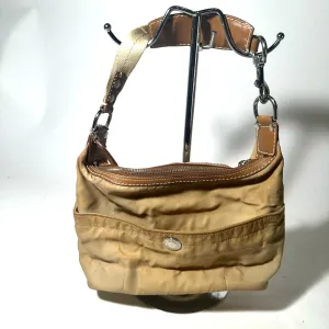 Coach Hampton Weekender Tan Belt Bag with Adjustable Strap and Durable Material