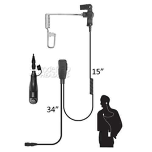 Code Red Headsets Recruit Single Wire Microphone