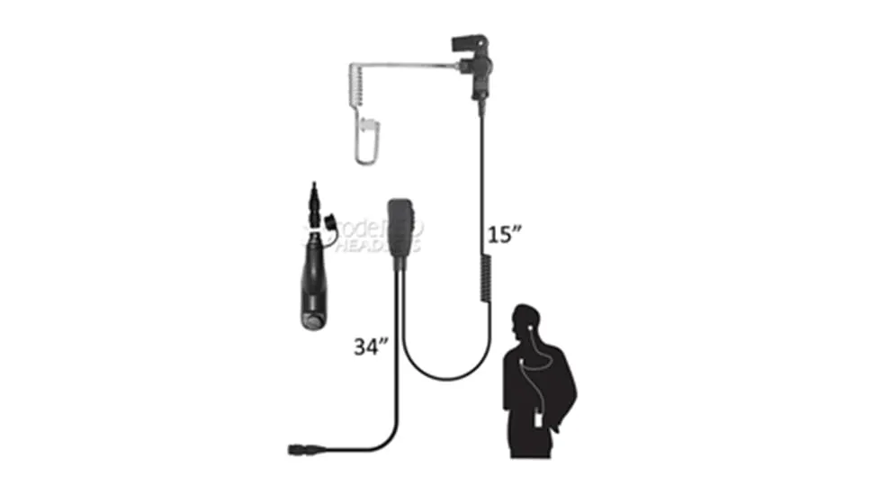 Code Red Headsets Recruit Single Wire Microphone