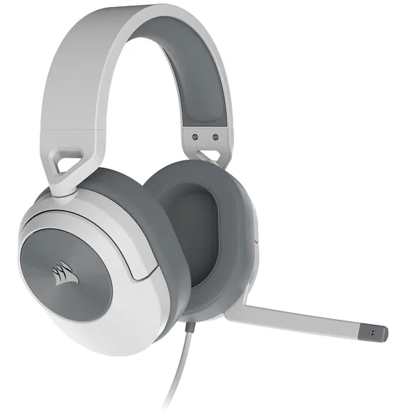 Corsair HS55 Stereo Wired Gaming Headset - White