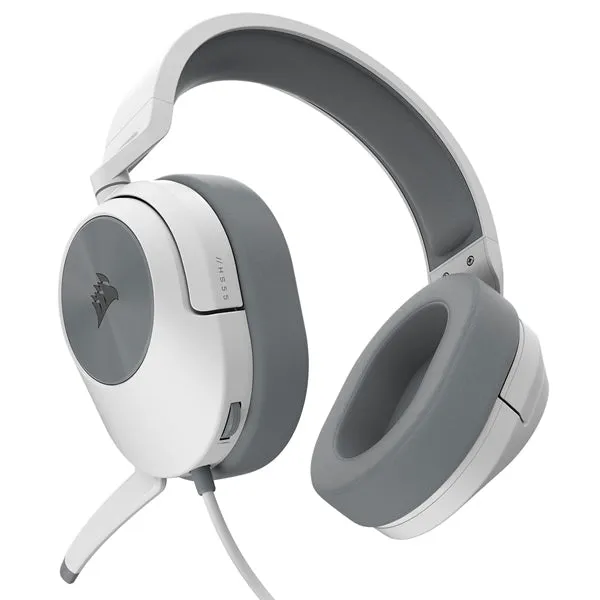 Corsair HS55 Stereo Wired Gaming Headset - White