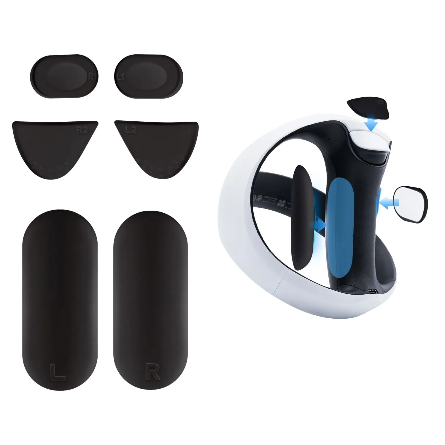 DOBE Silicon Pad for PS VR2 Controller-Black(TP5-2512)