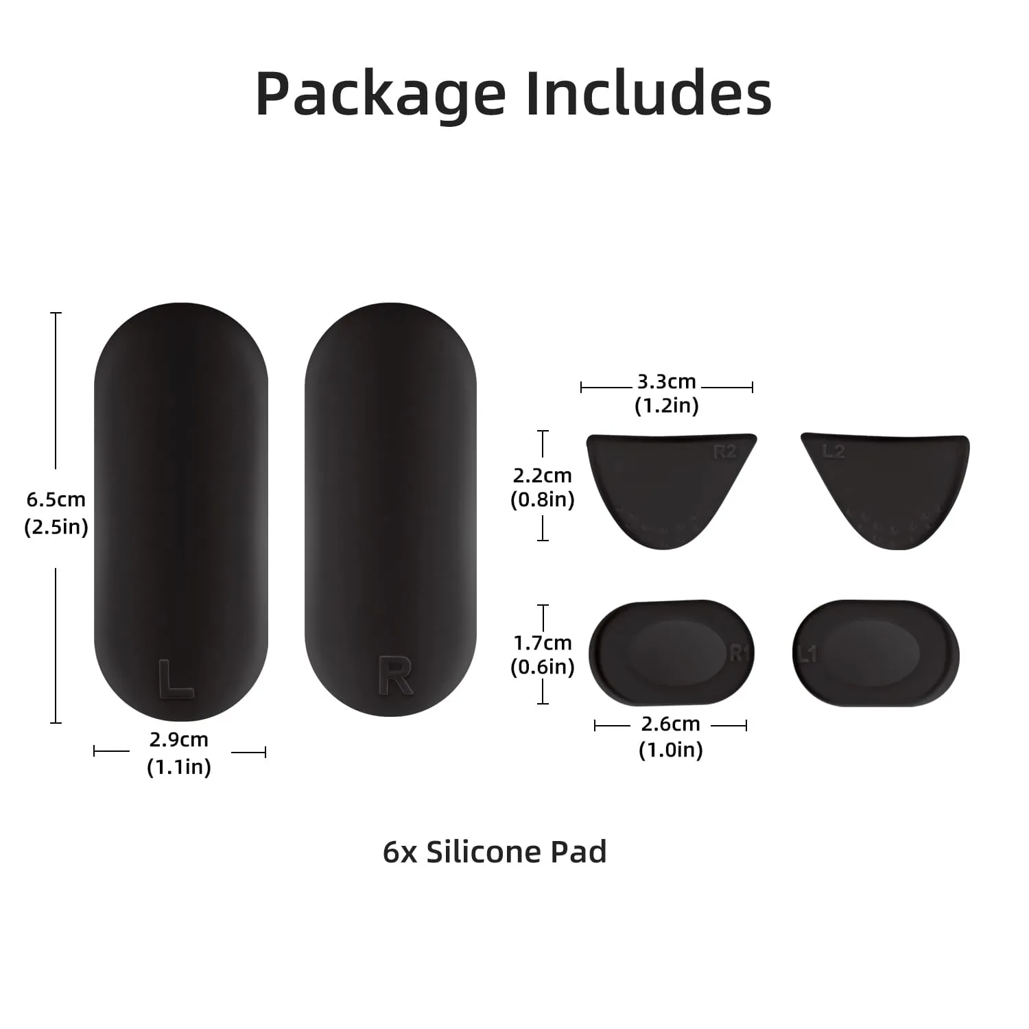 DOBE Silicon Pad for PS VR2 Controller-Black(TP5-2512)