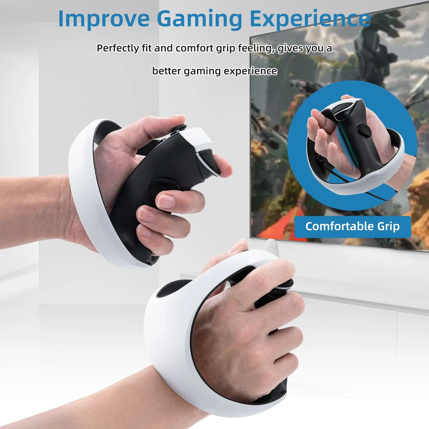 DOBE Silicon Pad for PS VR2 Controller-Black(TP5-2512)