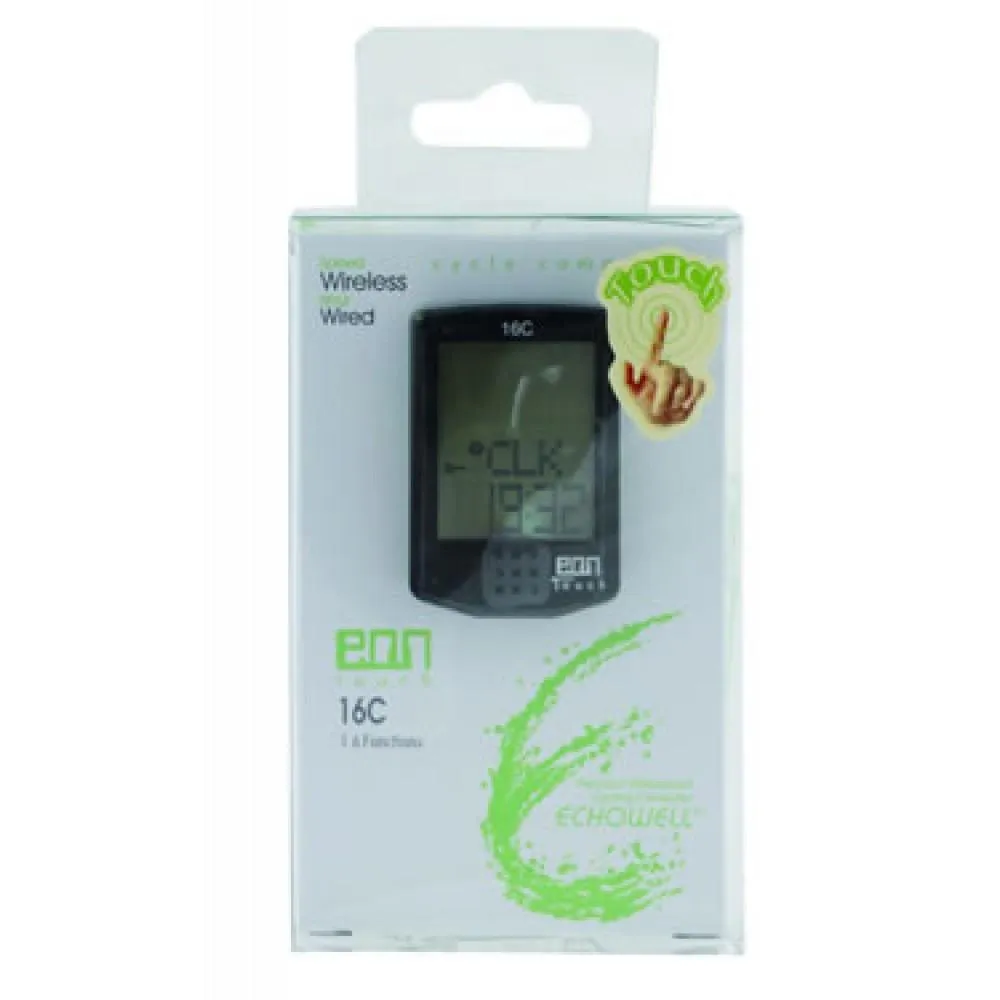 Echowell Bicycle Computer Speed Indicator Meter 16C - Black