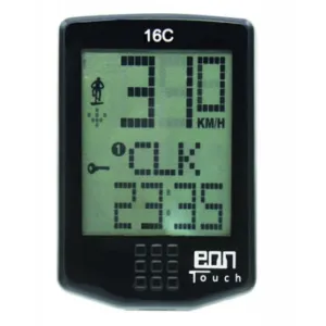 Echowell Bicycle Computer Speed Indicator Meter 16C - Black