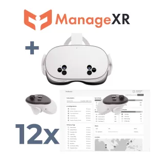 Education and Training VR Kit  | 12 Students | ManageXR   Quest 3S 128GB | 3-year Warranty