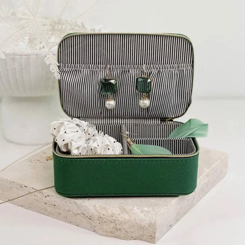 Ellie Jewellery Box | Forest Green