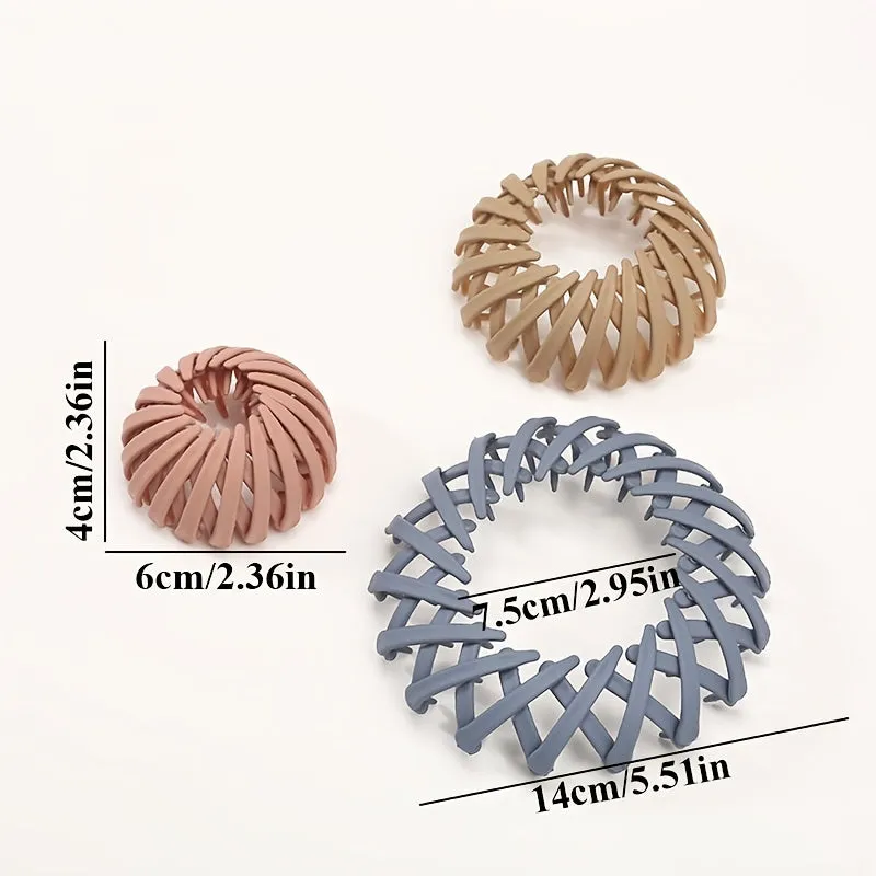Expandable Bird Nest Hair Tie for Secure Ponytails