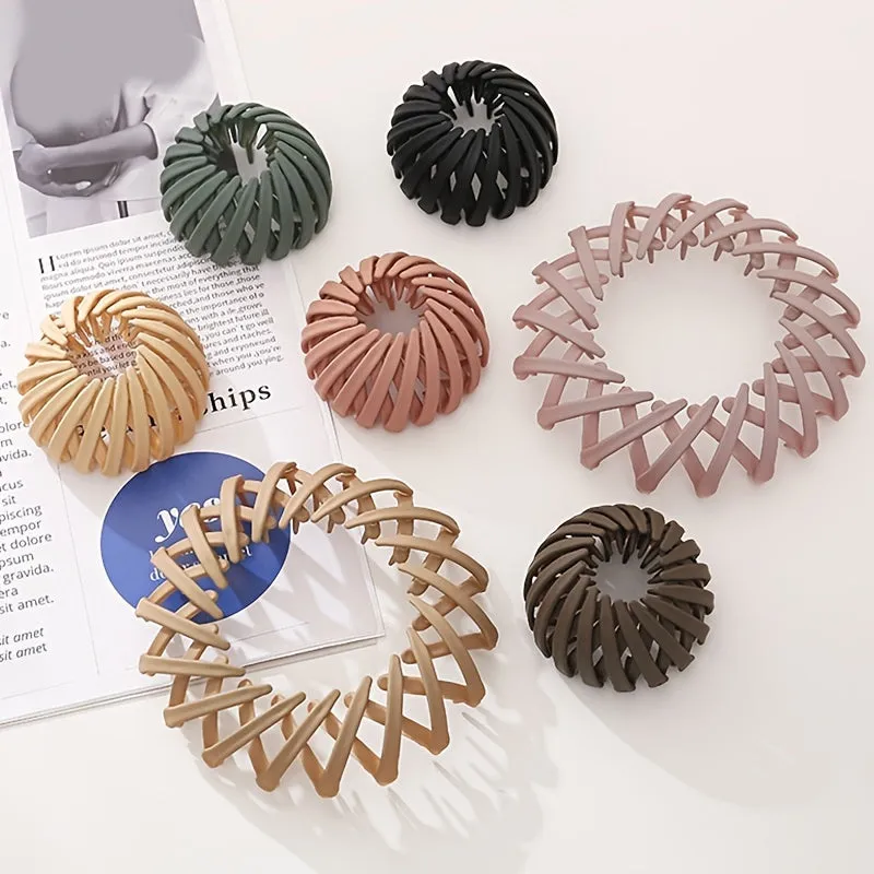 Expandable Bird Nest Hair Tie for Secure Ponytails