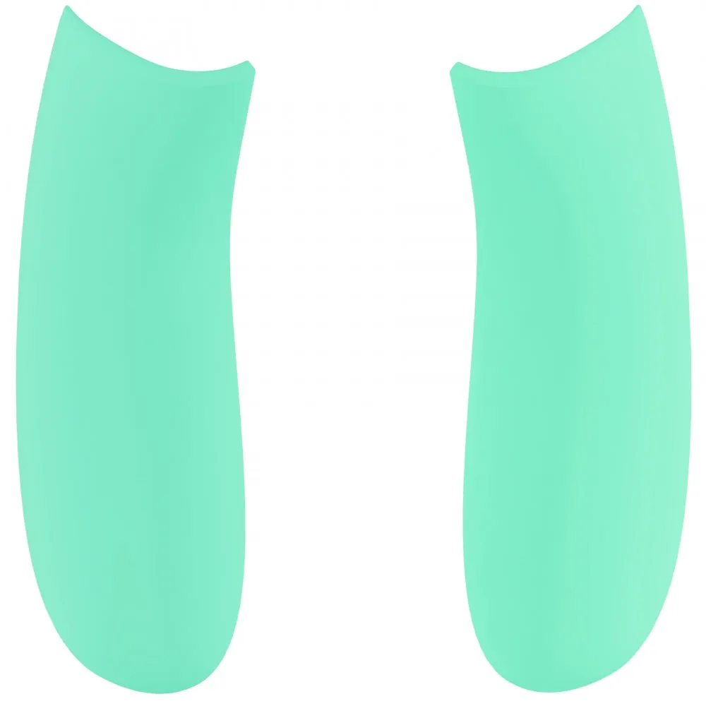 eXtremeRate Mint Green Back Panels, Comfortable Non-Slip Side Rails Handles, Game Improvement Replacement Parts for Xbox Series S / X Controller - Controller NOT Included - PX3P314