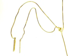 Golden Lariat Necklace
