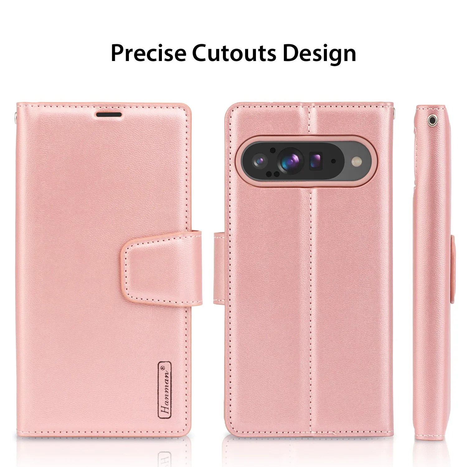 Hanman Google Pixel 9 Leather Case