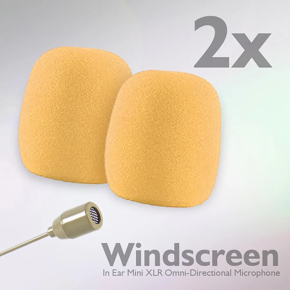 In Ear Mini Xlr Omni-Directional  Microphone (For Shure System)