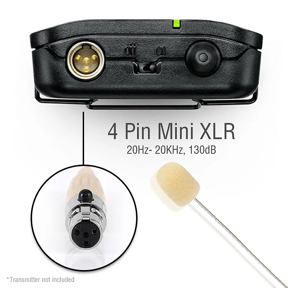 In Ear Mini Xlr Omni-Directional  Microphone (For Shure System)