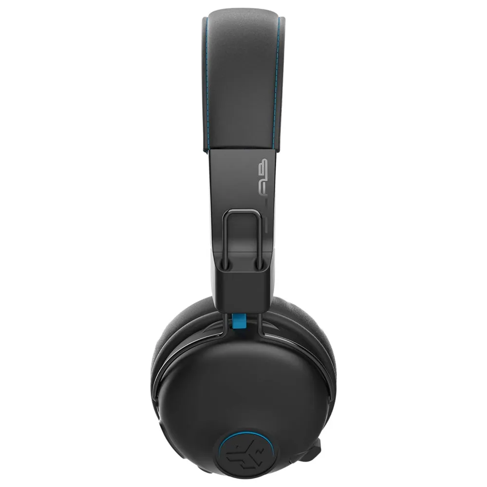 JLab Play Gaming Wireless Headset with 22  Hrs Bluetooth 5 Playtime Build-In Retractable Boom Microphone, AUX Gaming Cord and Consoles