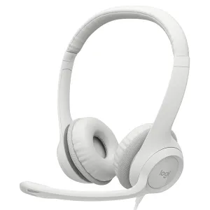 Logitech H390 USB Headset - Off White