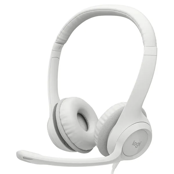 Logitech H390 USB Headset - Off White