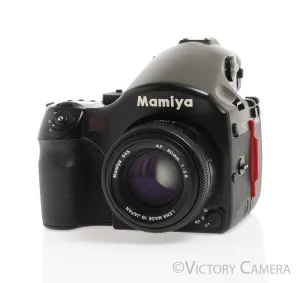 Mamiya 645AF 645 AF 6x4.5 Medium Format Camera w/ 80mm Lens 120 Back [EXC]