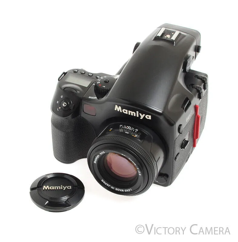 Mamiya 645AF 645 AF 6x4.5 Medium Format Camera w/ 80mm Lens 120 Back [EXC]