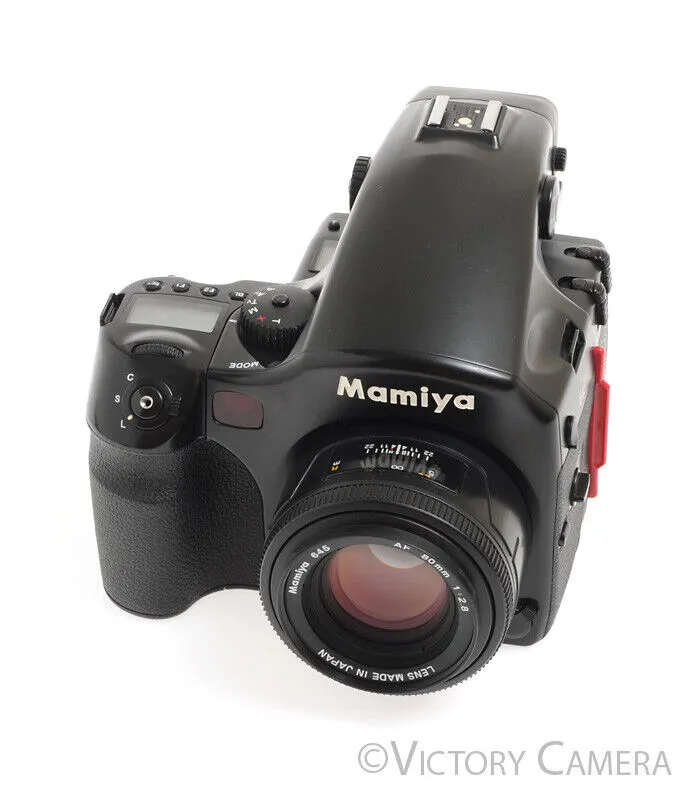 Mamiya 645AF 645 AF 6x4.5 Medium Format Camera w/ 80mm Lens 120 Back [EXC]
