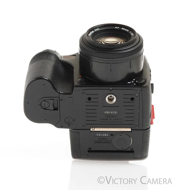Mamiya 645AF 645 AF 6x4.5 Medium Format Camera w/ 80mm Lens 120 Back [EXC]