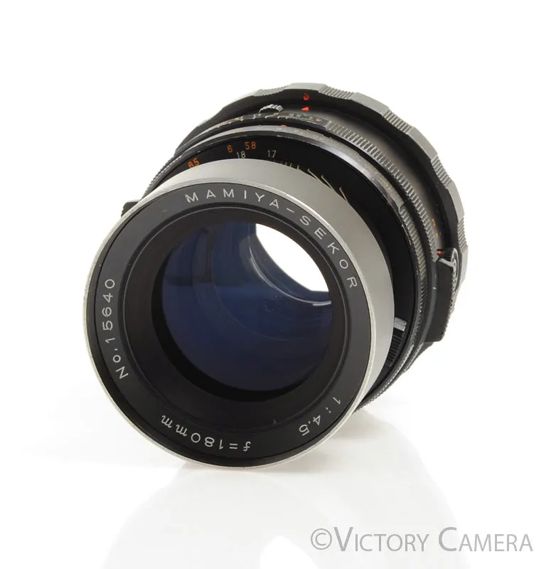 Mamiya RB67 180mm f4.5 Portrait Lens -Worn but Good-