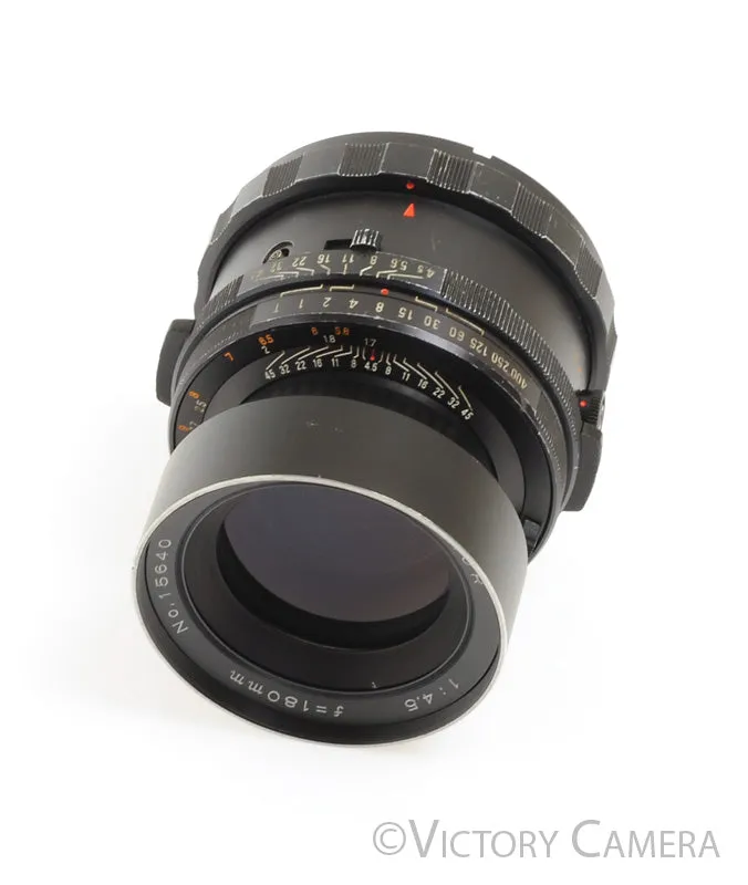 Mamiya RB67 180mm f4.5 Portrait Lens -Worn but Good-