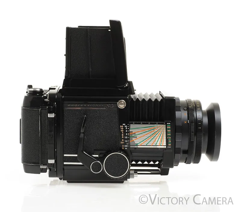 Mamiya RB67 Pro S Camera w/ 127mm f3.8 Lens 120 Back WLVF -Good Seals- [EX ]
