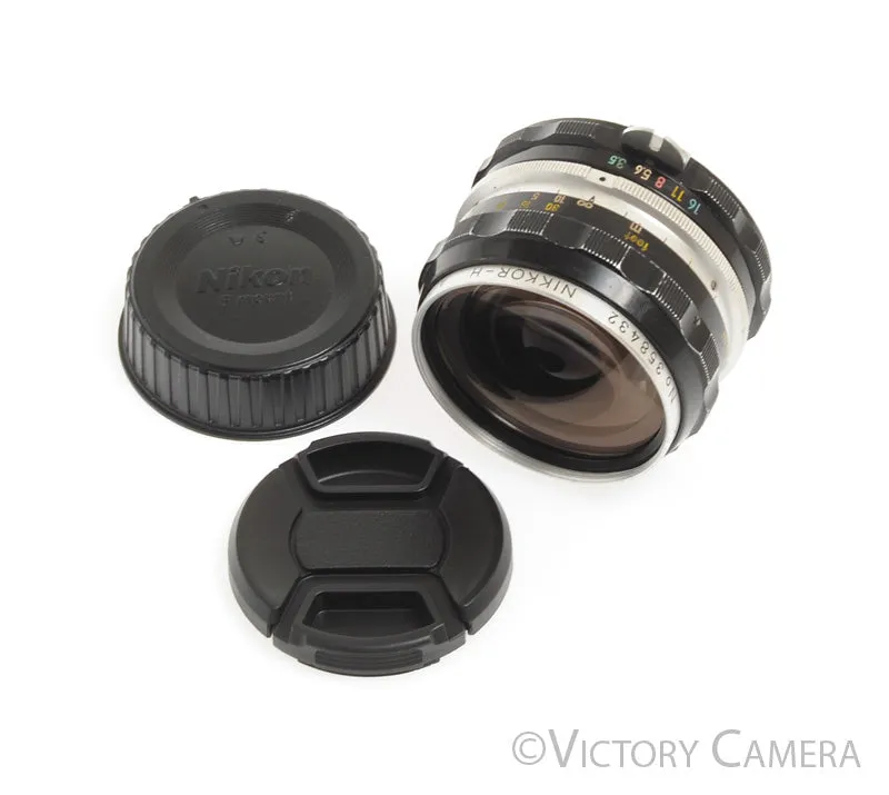 Nikon Nikkor-H 2.8cm 28mm f3.5 non-AI Wide Angle Lens [EXC-]