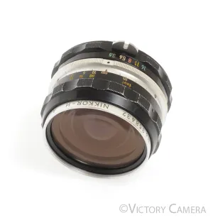 Nikon Nikkor-H 2.8cm 28mm f3.5 non-AI Wide Angle Lens [EXC-]