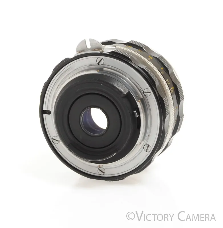 Nikon Nikkor-H 2.8cm 28mm f3.5 non-AI Wide Angle Lens [EXC-]