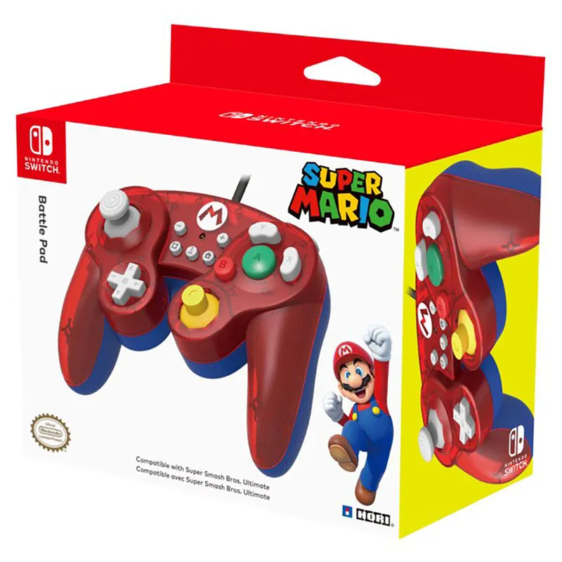 Nintendo Switch Wired USB Controller - Red & Blue | NSW-107U