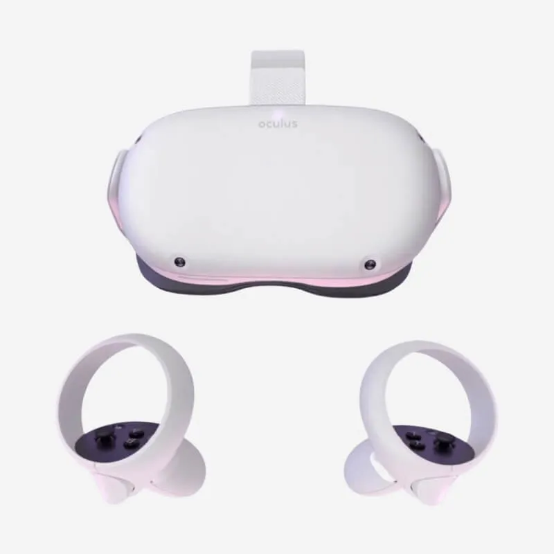 Oculus Quest 2 128GB Advanced All-in-one VR Gaming Headset - White (Open Never Used)