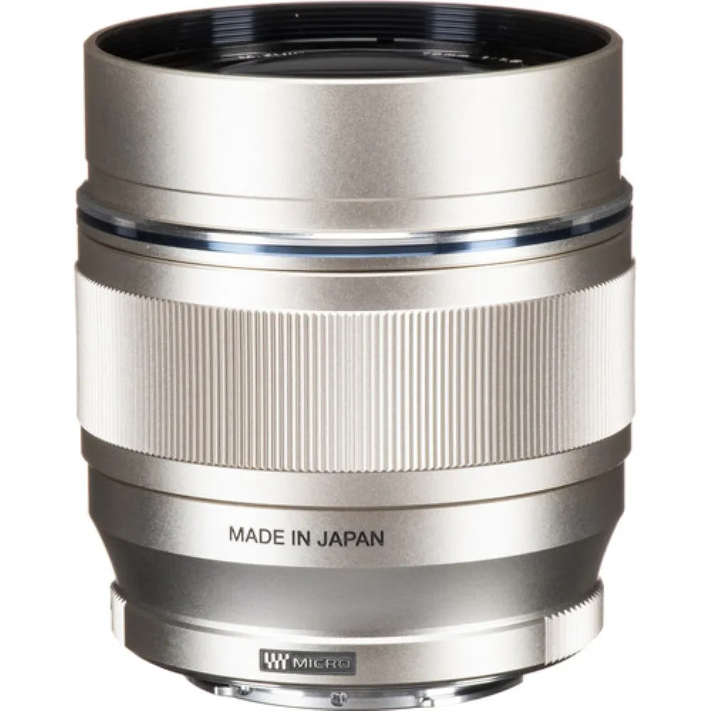 Olympus M.Zuiko Digital ED 75mm f/1.8 Lens | Silver