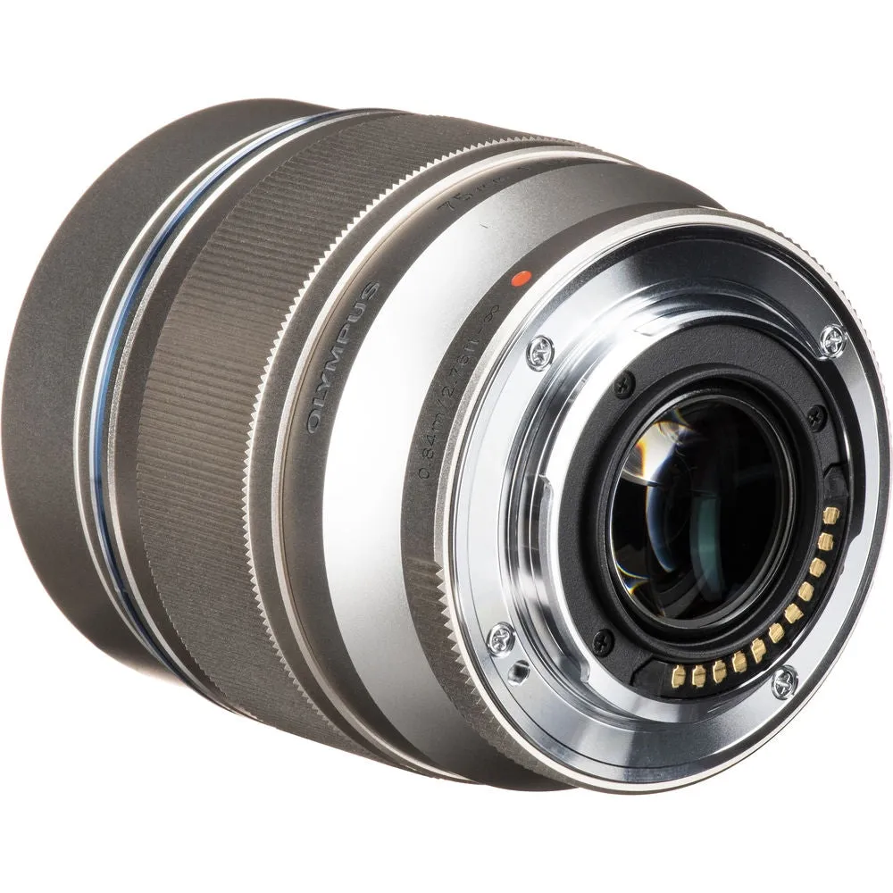 Olympus M.Zuiko Digital ED 75mm f/1.8 Lens | Silver